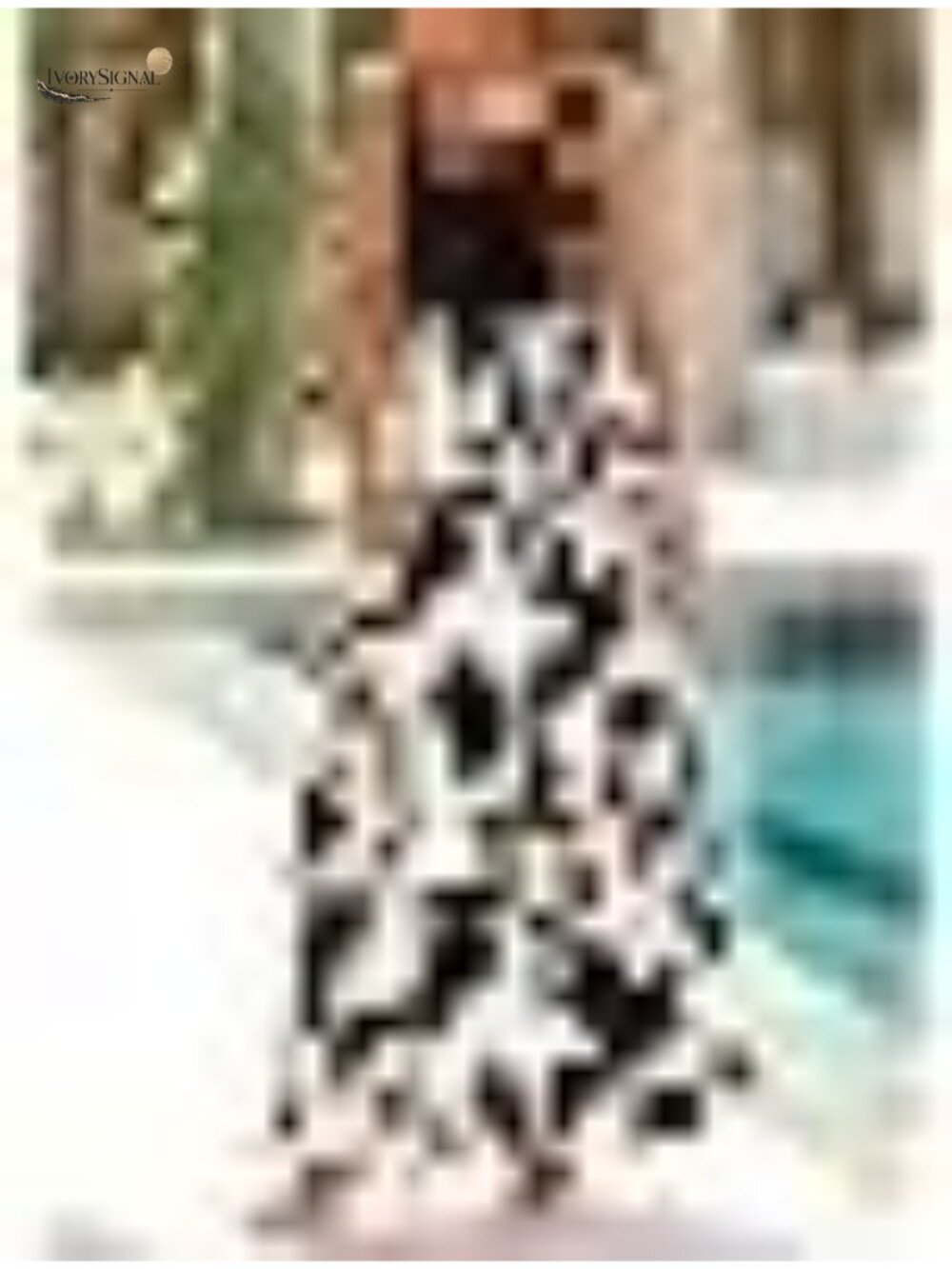 Women's Boho Floral Maxi Dress Scoop Neck Sleeveless Flowy Sundress - Picture 3 of 6